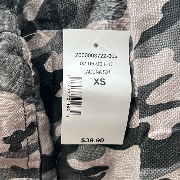 Camo Shorts Tie Waist XS - Picture 3 of 3